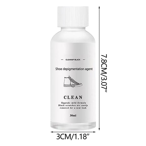 Small White Shoe Remover Cleaner For Shoe Edge Scratch And Black Print Paint Removal Effective Cleaning For Leather Shoes 30Ml