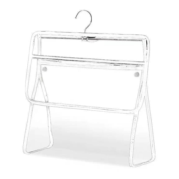 Small White Waterproof Hanging Bag For Clothes In The Bathroom Shower Nozzle Colro:WH1 Material:Plastic