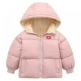 thumbnail image 1 of Small Winter White Hooded Coats For Boys And Girls, 1 of 8