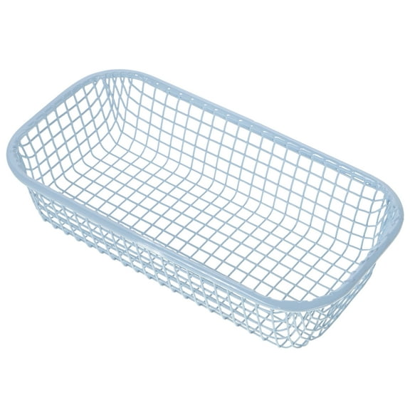 Small Wire Basket Fruit Storage Countertop Student Sky-blue