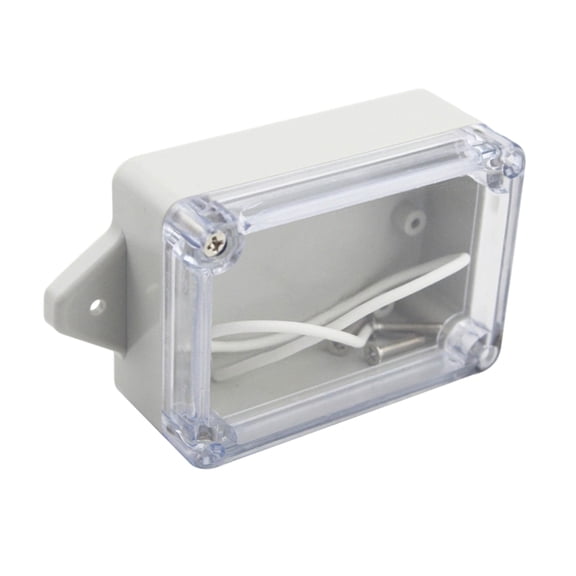 Compact Electrical Enclosure Clear Top Junction Box 83-58-33 mm Small Module Coverage, Outdoor Maintenance, Basement Wiring, Utility Areas