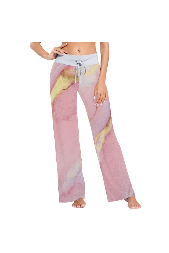 Small Women's Comfy Casual Pajama Pants Stretch Fabric Suitable for Yoga Pants Hippie Pants，The Best Holiday Gifts for Women Marble