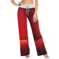 thumbnail image 1 of Small Women's Comfy Casual Pajama Pants Stretch Fabric Suitable for Yoga Pants Hippie Pants，The Best Holiday Gifts for Women Solid Red Gradient, 1 of 7