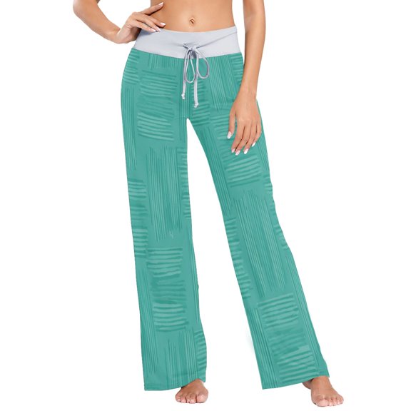 Small Women's Comfy Casual Pajama Pants Stretch Fabric Suitable for Yoga Pants Hippie Pants，The Best Holiday Gifts for Women Weaving Lines