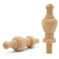 thumbnail image 1 of Small Wood Finials, 2-7/8 inch Wooden Finials for Crafting, DIY Décor, and Wooden Finial Crafts, Pack of 50, by Woodpeckers, 1 of 7