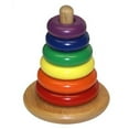 thumbnail image 1 of Small Wood Stacking Rocky Color Cone, 1 of 1