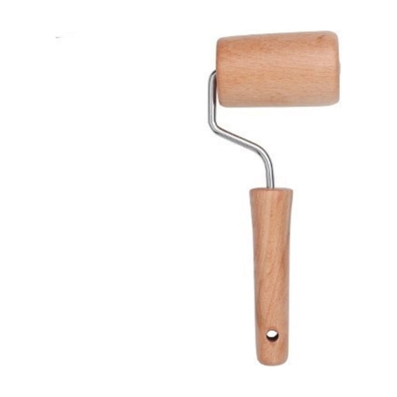 Small Wooden Rolling Pin for Dough, Non Stick Pizza Dough Roller, Mini Rolling Pin for Cookies, Dumplings, Tortillas Baking Tool