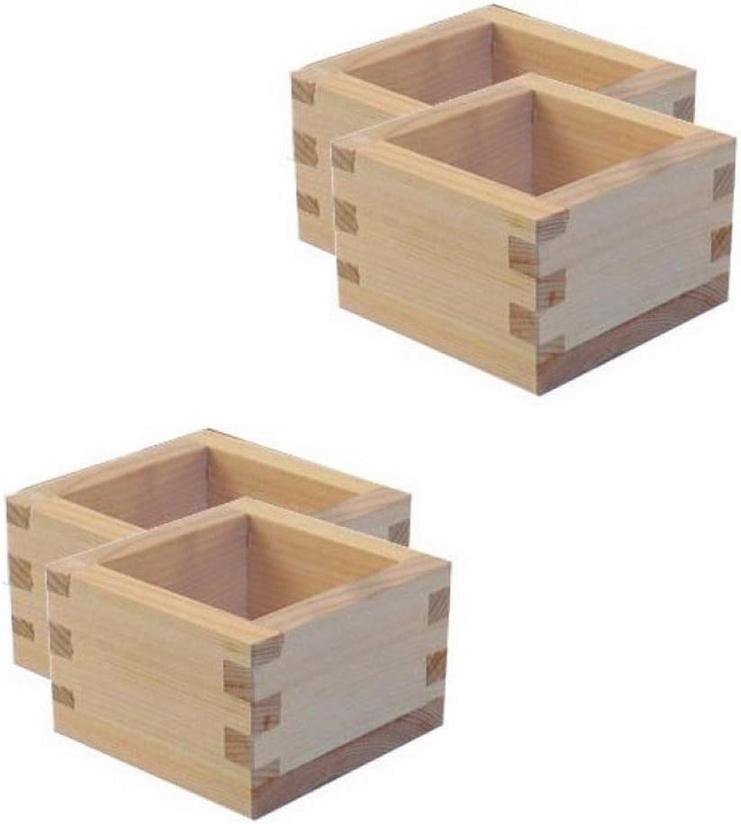 Small Wooden Sake Cups Masu Japanese Hinoki Wood Saki Cups Made in