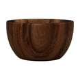 thumbnail image 1 of Small Wooden Salad Bowl, Handmade Natural Wood Serving Bowl for Fruits & Salads, Decorative Round Dish for Kitchen Dining, Farmhouse Table Centerpiece, 1 of 7