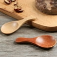 thumbnail image 1 of Small Wooden Spoons for Jam, 3 inches Wooden Teaspoon Small Teaspoons Serving Wooden Utensils For Cooking Small Condiments Spoon, Mini Wooden Honey Spoon For Daily Use, 1 of 7