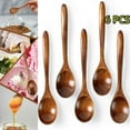 thumbnail image 1 of Small Wooden Teaspoon, 6pcs Serving Wooden Utensils For Cooking, Condiments, Honey, Spoons For Daily Use, 1 of 8