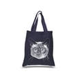 thumbnail image 1 of Small Word Art Tote Bag - Siamese Cat, 1 of 2