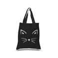 thumbnail image 1 of Small Word Art Tote Bag - Whiskers, 1 of 2