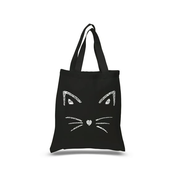 Small Word Art Tote Bag - Whiskers
