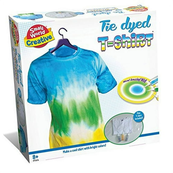 Small World Creative Tie-Dyed T-Shirt Kit, Multicolor
