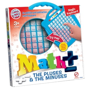 Small World Toys Addition & Subtraction Math Game for Kids Ages 3+ Montessori counting toy for preschool, kindergarten, homeschool and classroom. Builds early math and number skills.