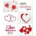 thumbnail image 1 of Small World Greetings Assorted Valentine’s Day Cards 12 Count - Blank Inside with Envelopes - A2 Size (5.5"x4.25") - Friends, Family, and More, 1 of 2