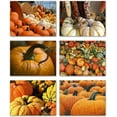thumbnail image 1 of Small World Greetings Autumn Pumpkins and Gourds Cards 24 Count - Blank Inside with Envelopes - A2 Size (5.5”x4.25”) - Thanksgiving, Fall Events, Halloween, and More, 1 of 10