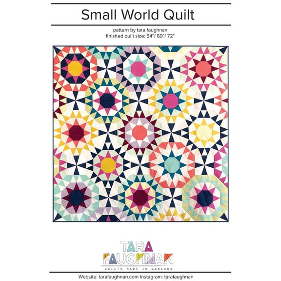 Small World Quilt Pattern by Tara Faughnan