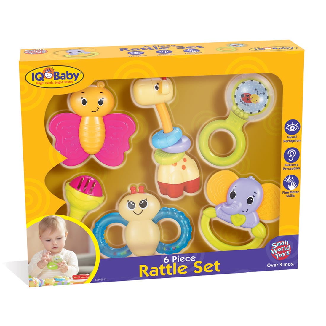 IQ Baby 6-Piece Rattle Set