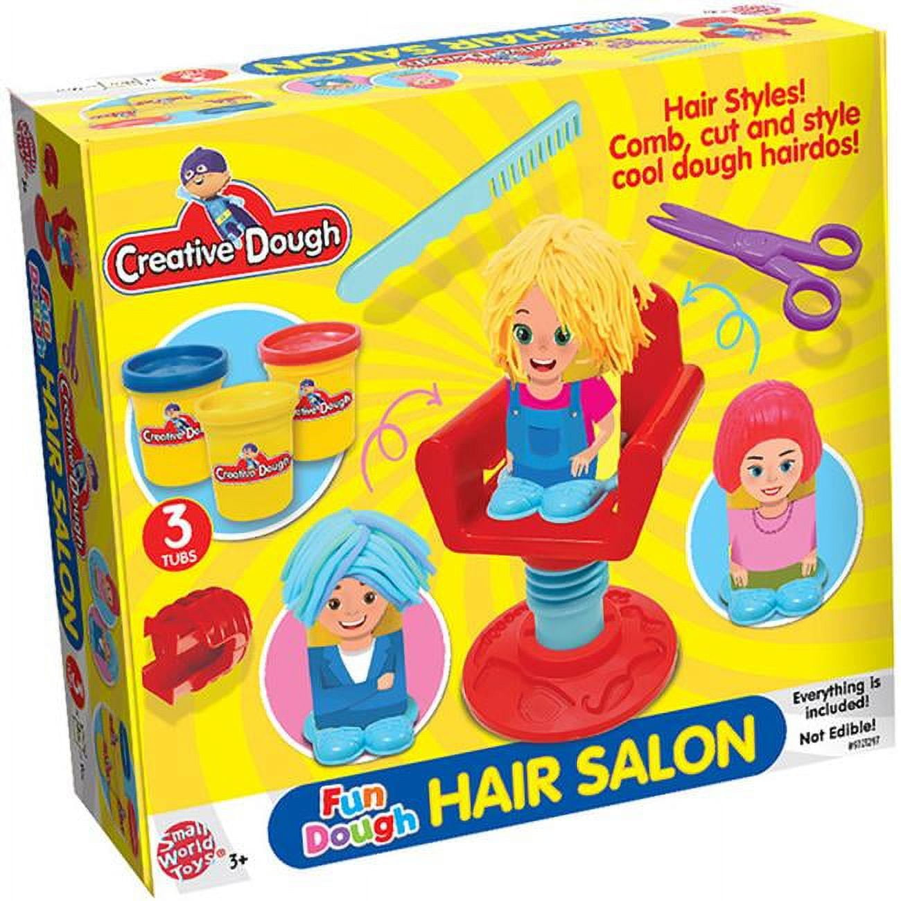 Small World Toys Creative Dough Fun Dough Activity Set - Hair Salon
