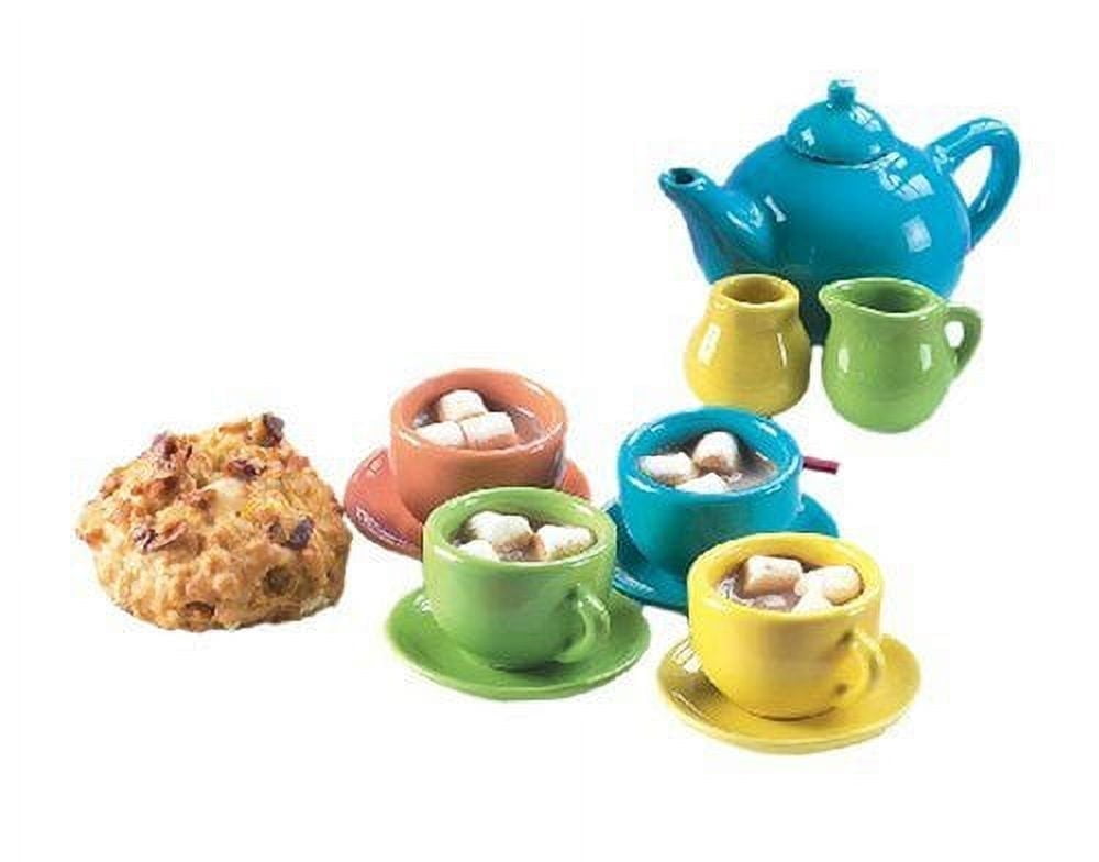 Small World Toys Living It's a Party Porcelain 12-pc Miniature Tea Set