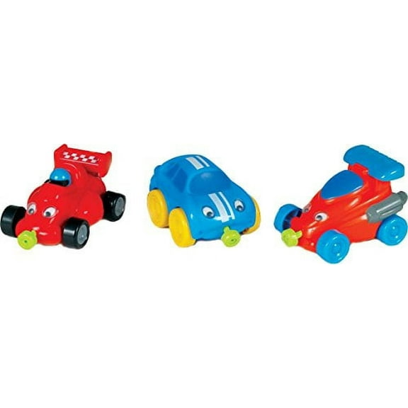 Small World Toys Preschool Tailgate Trio Formula Racers