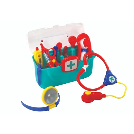 Small World Toys - The Doctor is In Medical Toy Set, 16 Pieces