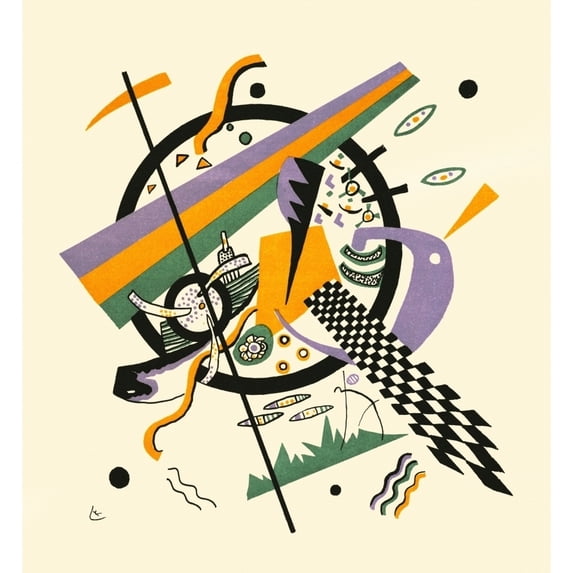 Small Worlds by Kandinsky Poster Print by Kandinsky