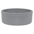 thumbnail image 1 of Small Woven Basket, Cute Round Cotton Rope Gifts Basket, Empty Baby Storage Basket nursery Box Bin kids organizer Cat Dog toy basket Easter Basket (Grey) 7.87x3.54", 1 of 9