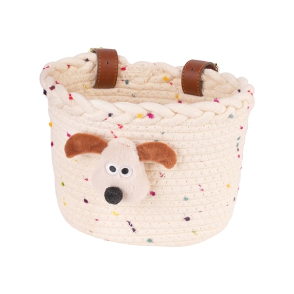 Small Woven Storage Basket Colorful Cotton Rope Basket for Toys Storage Decorative Nursery and All Ages Room Organizer