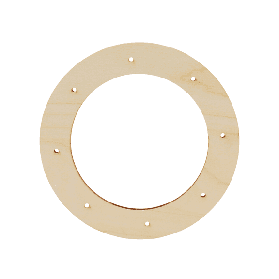 Small Wreath Frame 8 inch, Pack of 2 DIY Wreath Forms, Circle Shaped Wreath Frame, 8 inch Wooden Rings for Crafts, by Woodpeckers