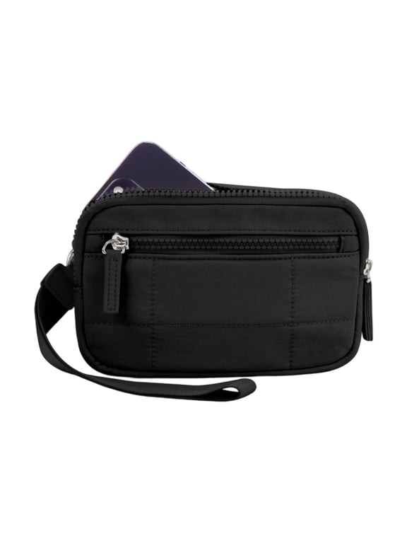 Small Wristlet Wallets for Women Keychain Wristlet Wallet Key Chain Wallet With Zippers Coin Pocket Credit Card Holder