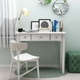 thumbnail image 1 of Small Writing Desk with Drawers Study Table for Adults/Student, Vanity Makeup Dressing Table White, 1 of 8