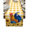thumbnail image 1 of Small Yellow Flower Table Flag Plant Table Runner Family Kitchen Living Room Holiday Party Tables Runners For Tables ration, 1 of 5