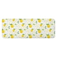 thumbnail image 1 of Small Yellow Lemon Fruits GreenLeaves Pattern Kitchen Rug Mat,Kitchen Runner Rugs Non Skid Washable,Decorative Kitchen Floor Mats for Kitchen,Sink,Laundry,17"x47.2", 1 of 7