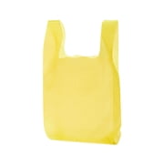 SSWBasics Small Yellow Plastic T-Shirt Bags - 8 x 5 x 16 in - Case of 2000