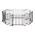 thumbnail image 1 of Vibrant Life Small Animal Metal Wire Foldable Playpen, Black, 10" x 9", 10 Panels, 1 of 8