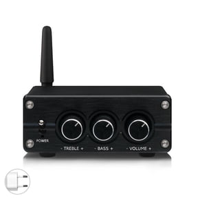Small ature Sound Amplifier Small Class D Receiver 200W Home Sound Stereo Amplifier Easy to Use for Enhances Stereo