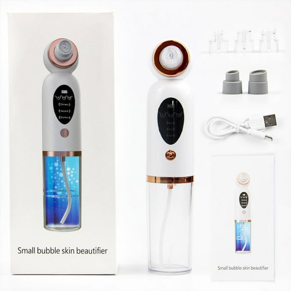 Small bubble beauty instrument, pore cleaning small bubble blackhead absorber, electric blackhead remover
