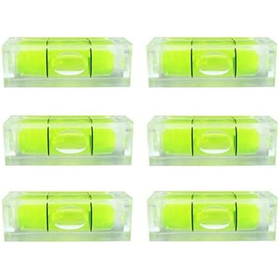 6Pcs Small Bubble Level 10x10x29mm Mini Square Spirit Level Picture Hanging Levels Mark Measuring Instruments Layout Tools$$Tools