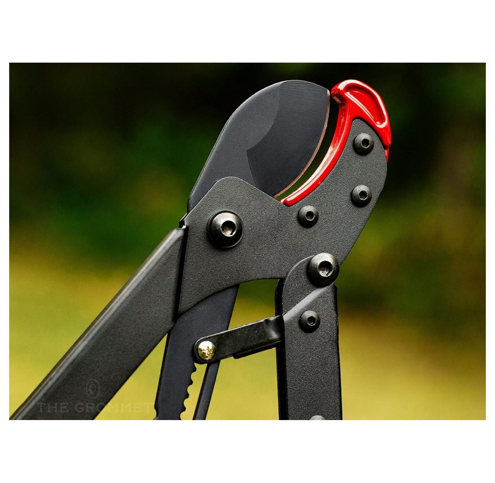 Small but Mighty High Carbon Steel Ratchet Lopper cuts, weighs 2 lbs