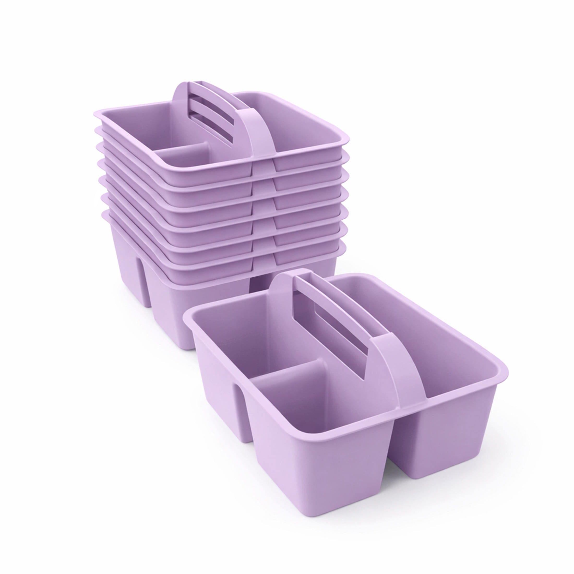 Pen+Gear Caddy, 8.75 x 7.68 x 4.44 in, Lavender Sunrise, 8-Pack