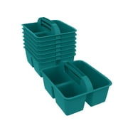 Pen+Gear Caddy, 8.75 x 7.68 x 4.44 in, Turquoise Sky, 8-Pack