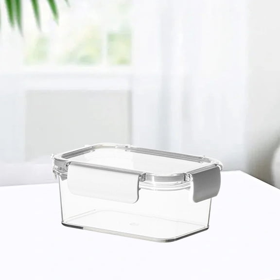 Small groceries Storage Container with turn Lid, Airtight synthetic container for Cheese Dairy Product Garlic Ginger, BPA Free Kitchen Pantry Fridge Organizer