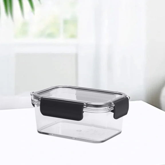 Small groceries Storage Container with turn Lid, Airtight synthetic container for Cheese Dairy Product Garlic Ginger, BPA Free Kitchen Pantry Fridge Organizer