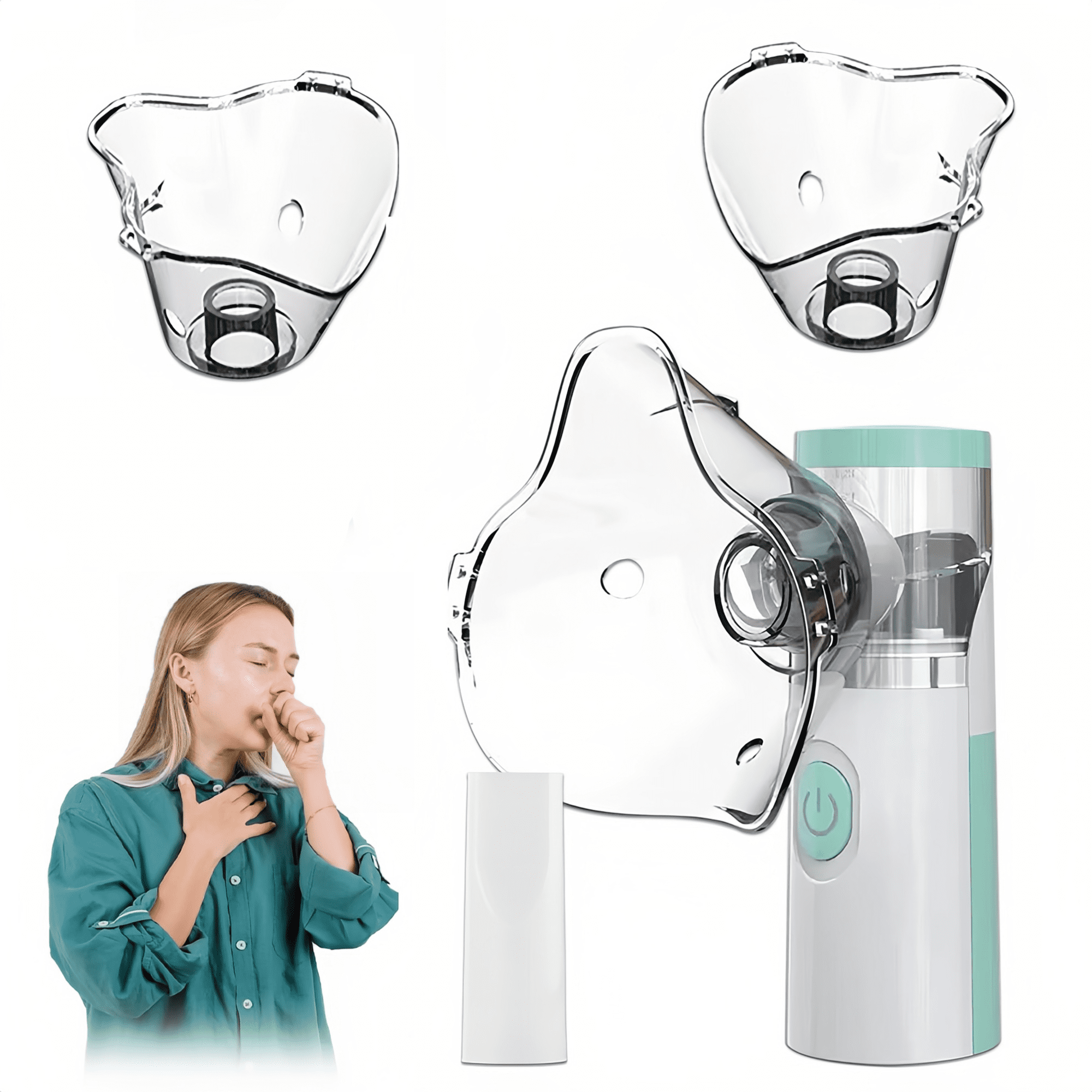 Small humidifier, handheld humidifier, three accessories, three modes, convenient operation, suitable for outdoor sports and travel