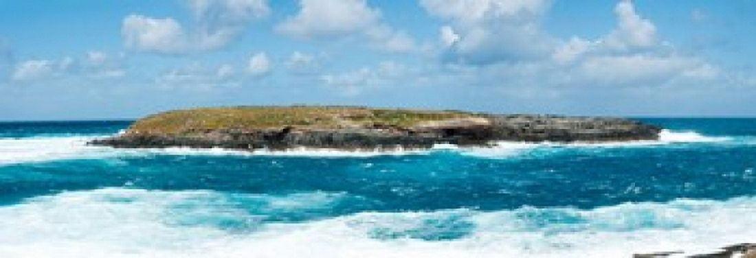 Small island in the sea Flinders Chase National Park Kangaroo Island South Australia Australia Canvas Art - Panoramic Images (36 x 13)