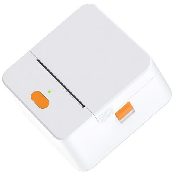 Small label printer multi-function wireless Bluetooth portable sticker barcode printer,White