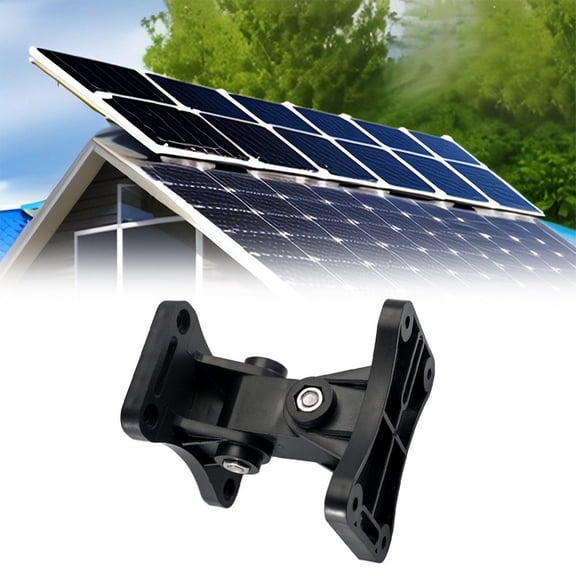 Small power solar photovoltaic module bracket with multi angle adjustment capability, made from ASA plastic for extended service life and efficient solar alignment